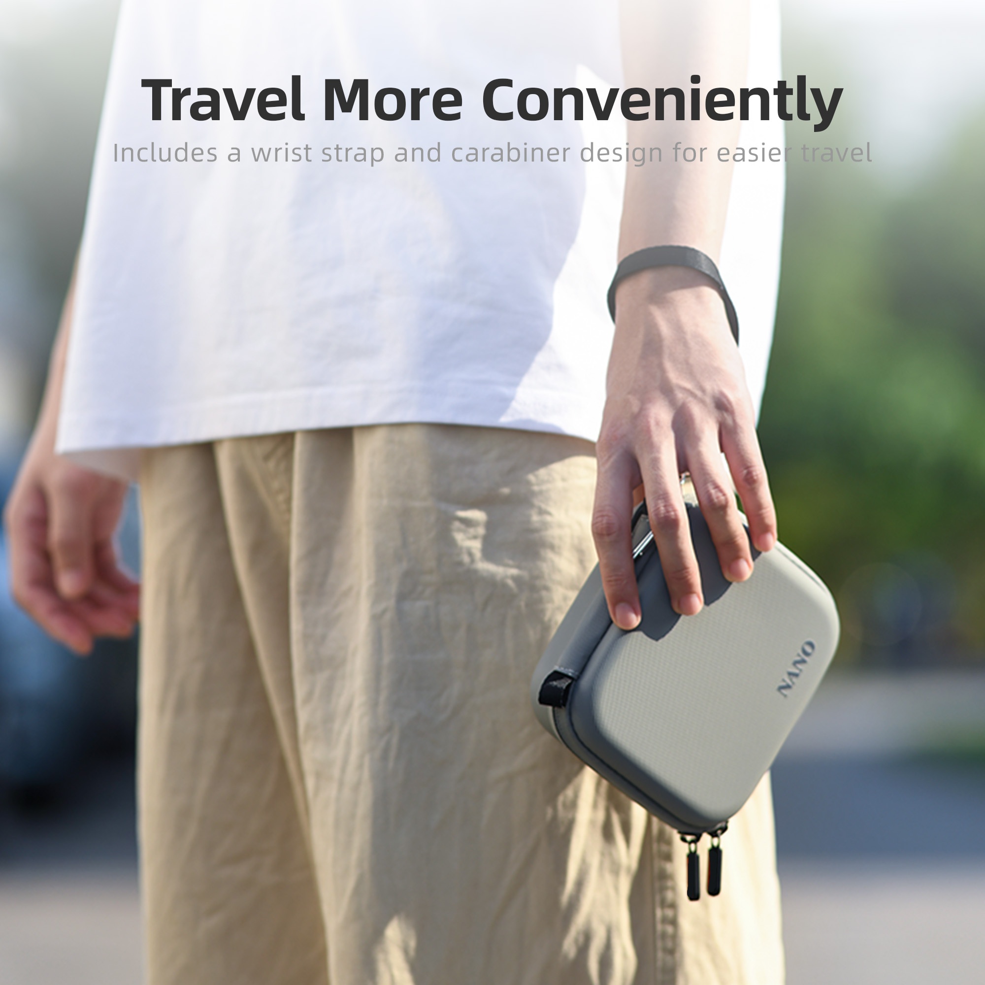 Travel Vlog Accessories - Carrying Case for DJI Osmo Nano,