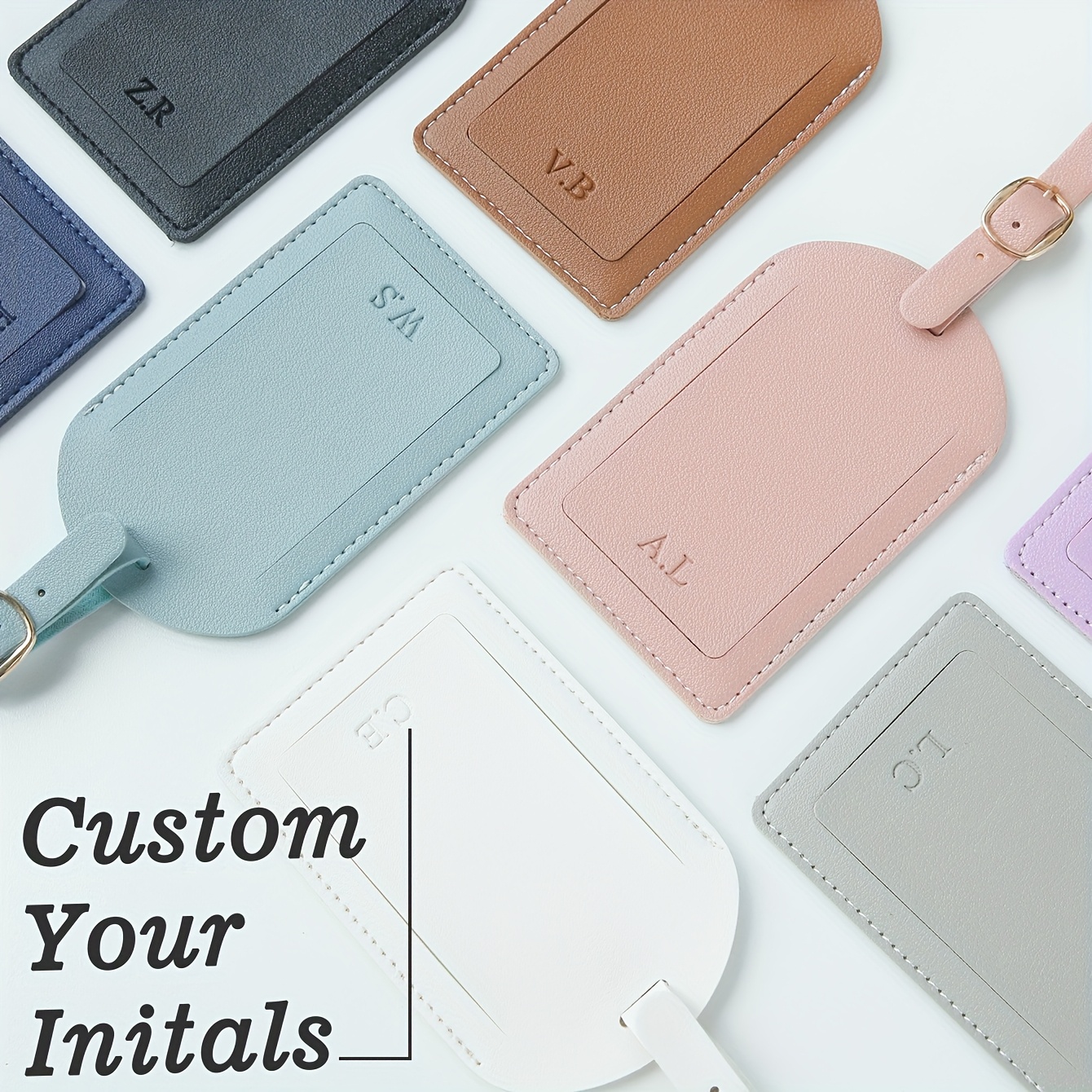 Travel Accessories Name - 1PC Custom Initials Luggage Tag for