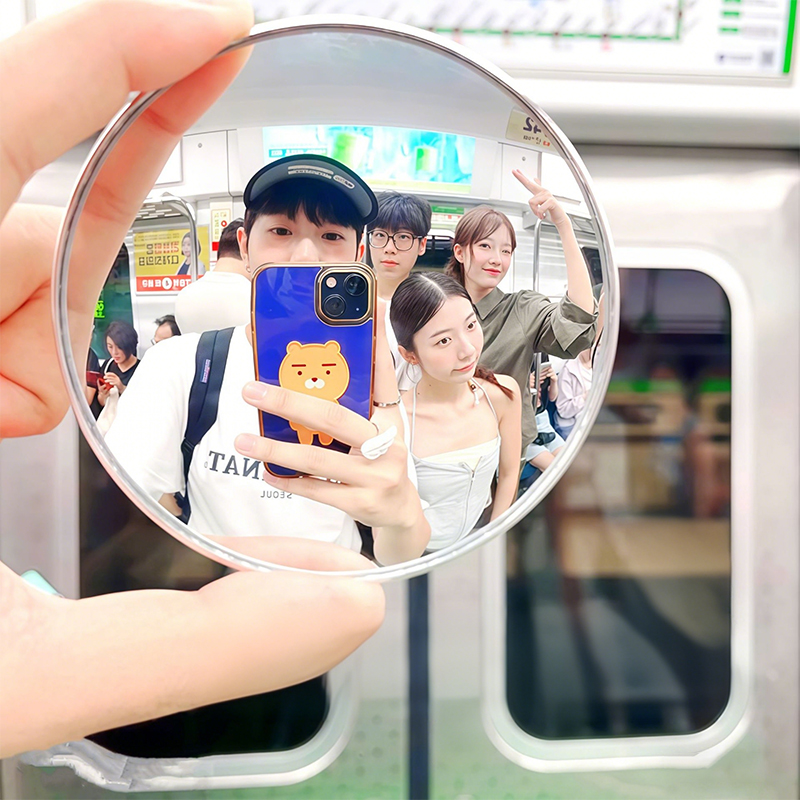 Travel Vlog Accessories - Portable Travel Handheld Selfie Mirror Solo