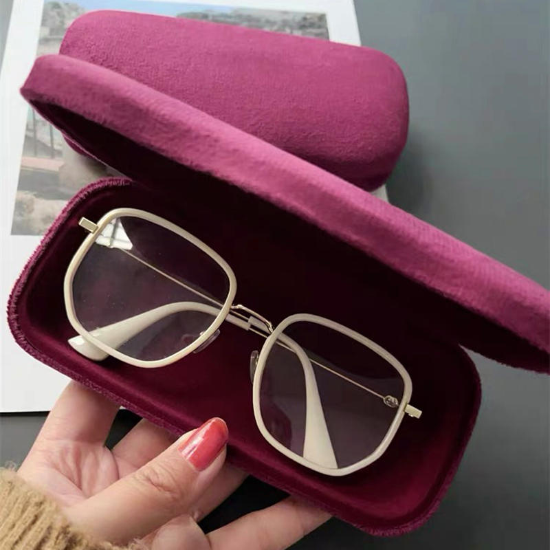 Travel Reading Accessories - Sunglasses Case Solid Color Glasses Storage