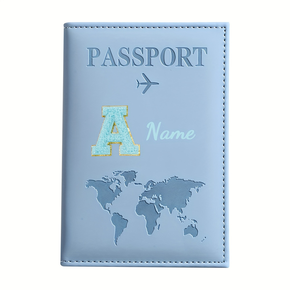 Travel Accessories Passport Holder - Custom Letter Name Passport Holder Light