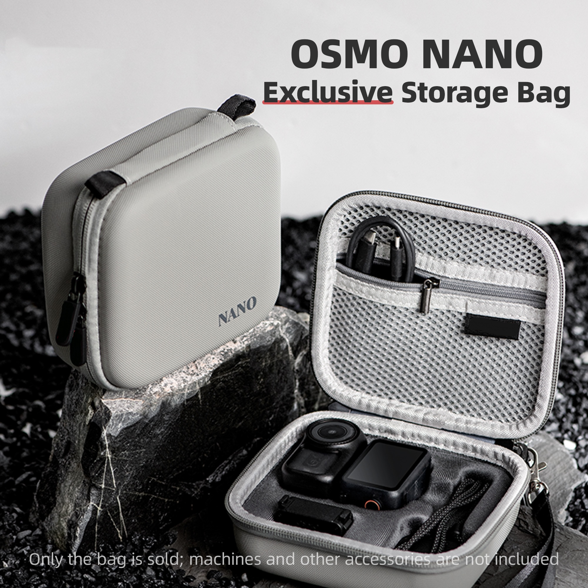 Carrying Case for DJI Osmo Nan - Travel Vlog Accessories avis et prix