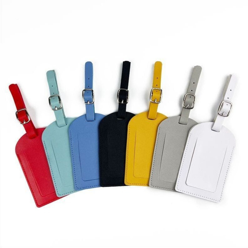Women Men Luggage Tags PU Leat - Travel Accessories Name avis et prix