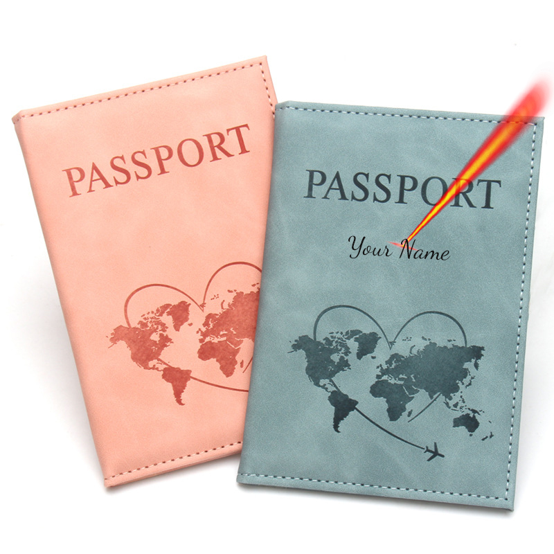 Lovely Map Passport Cover Fash - Travel Accessories Passport Holder avis et prix