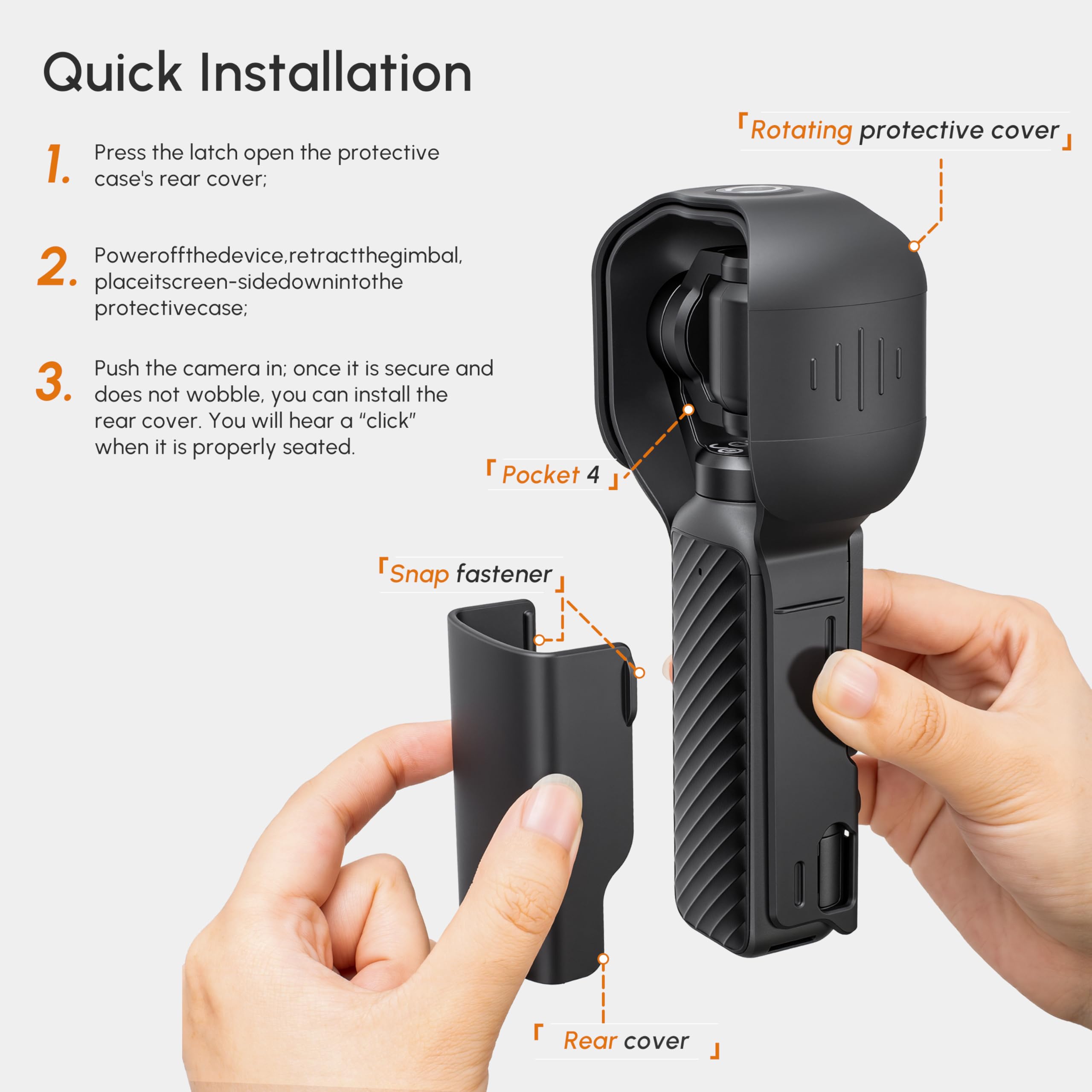 Protective Cover Case for DJI  - Travel Vlog Accessories avis et prix