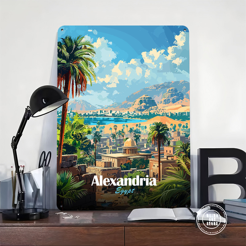 Alexandria Egypt Travel Poster - Travel Accessories Egypt avis et prix