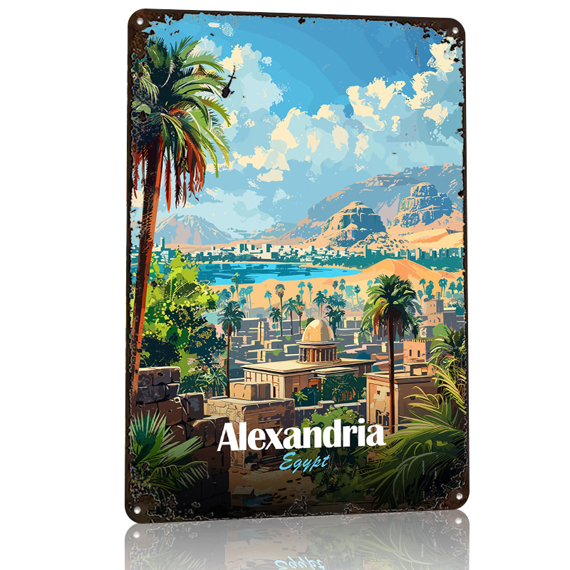 Alexandria Egypt Travel Poster - Travel Accessories Egypt avis et prix