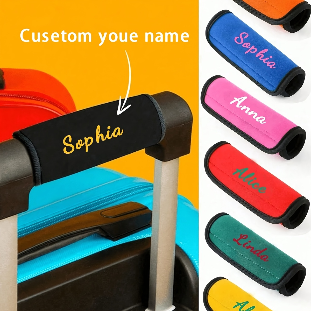 Custom Name Luggage Handle Cov - Travel Accessories Name avis et prix