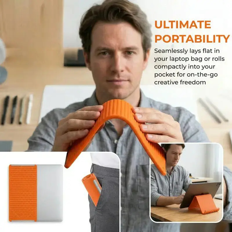 Silicone Foldable Phone Stand  - Travel Accessories Holder avis et prix