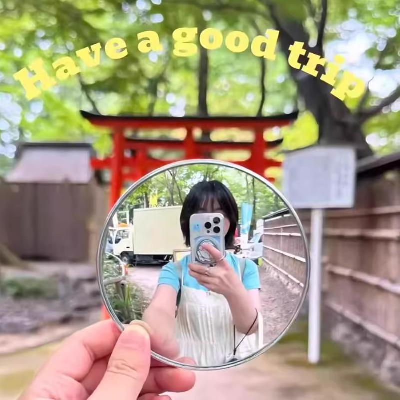5cm Handheld Selfie Mirror Por - Travel Vlog Accessories avis et prix