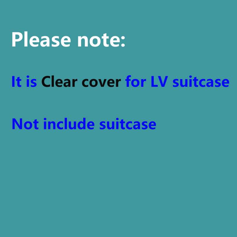 Transparent Cover for LV Suitc - Travel Accessories Louis Vuitton avis et prix