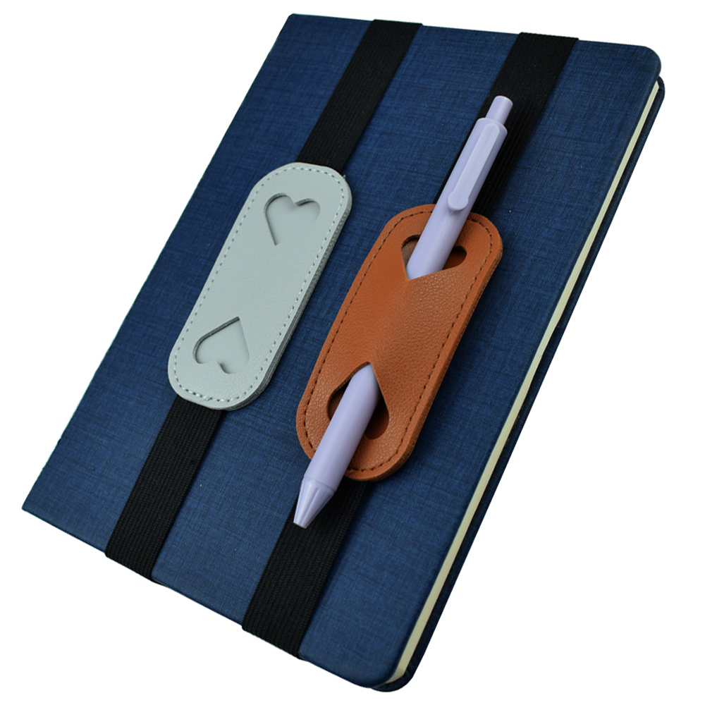 Elastic PU Leather Pen Holder  - Travel Journal Accessories avis et prix