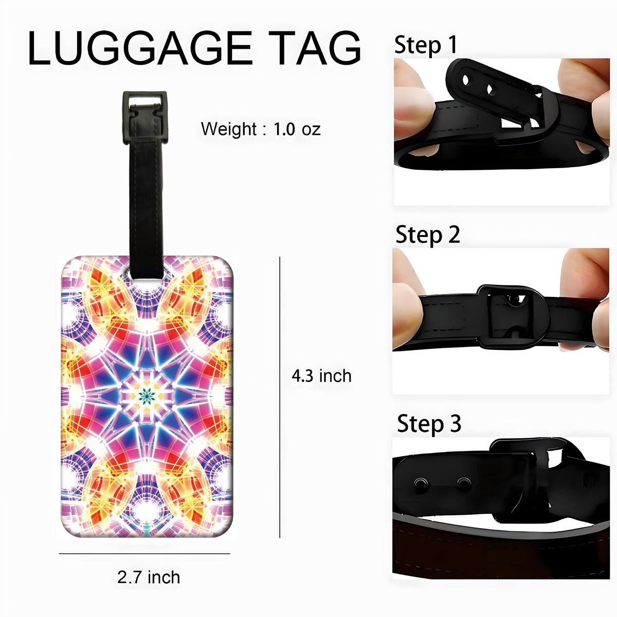Mandala Drawings Luggage Tags  - Travel Accessories Drawing avis et prix