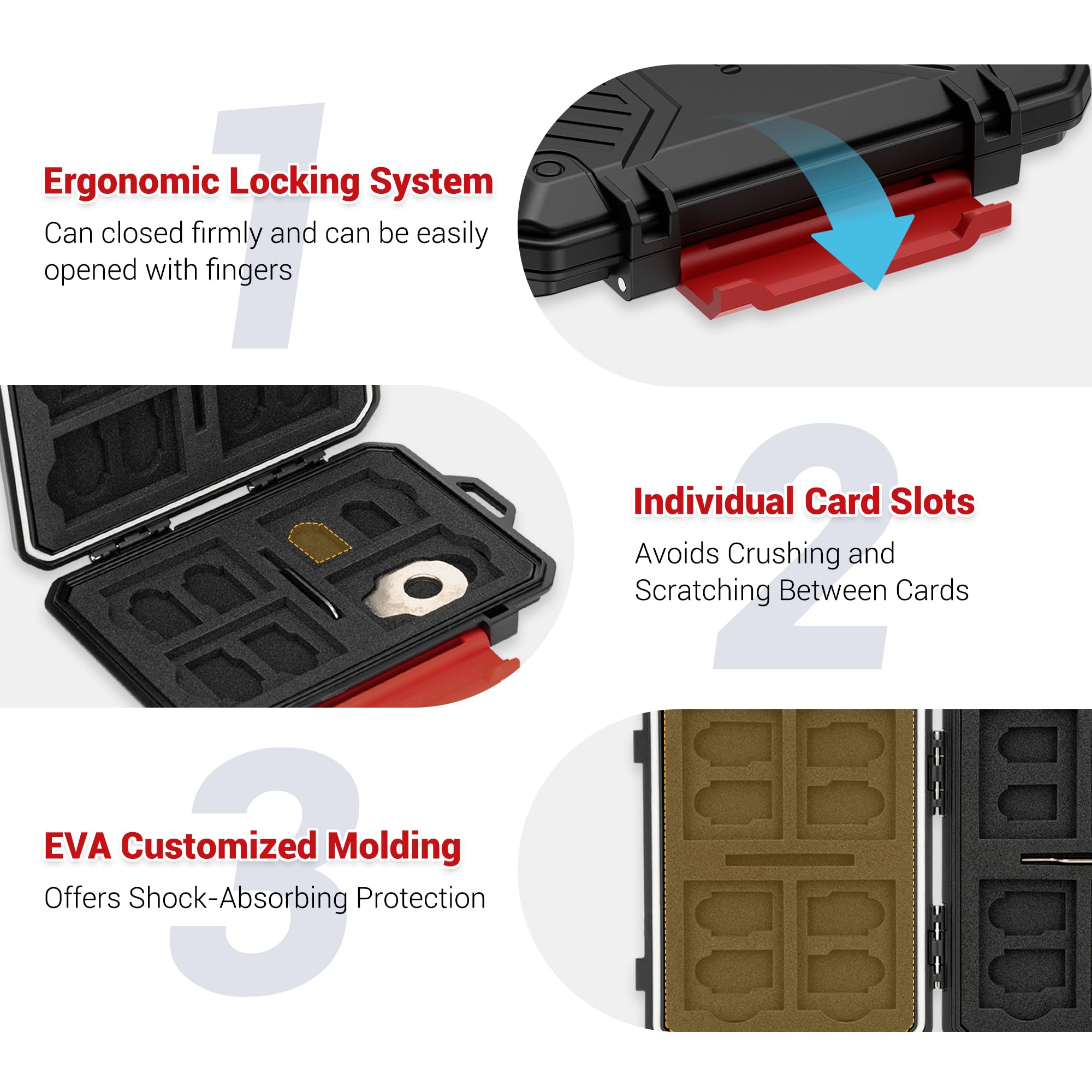 IP67 Waterproof Memory Card Ca - Sim Card Holder Case avis et prix