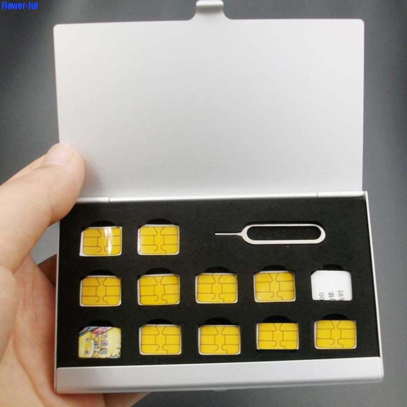 12-Slots-NANO+1-Slot-Card-Pin  - Sim Card Holder Case avis et prix