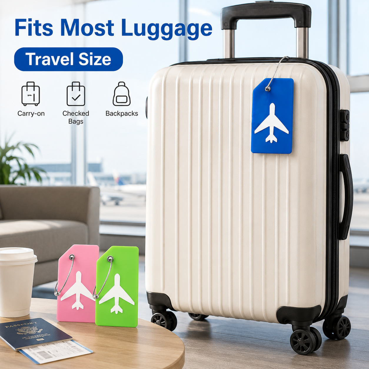 2/5PCS Silicone Travel Luggage - Travel Accessories Name avis et prix