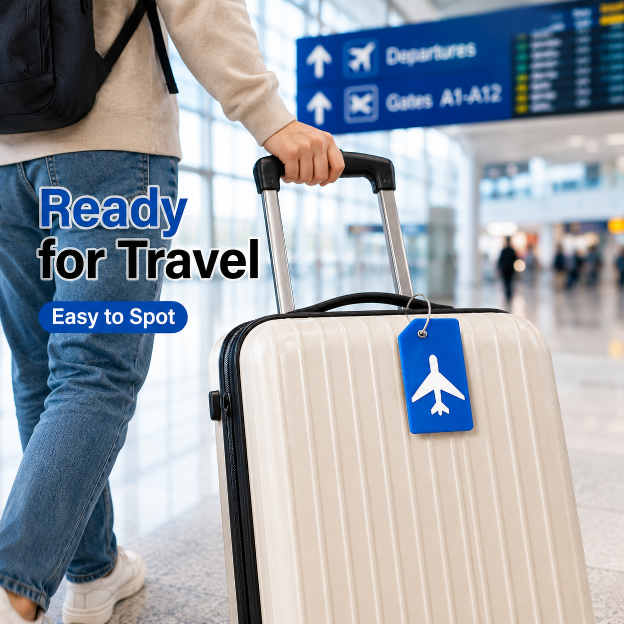 2/5PCS Silicone Travel Luggage - Travel Accessories Name avis et prix