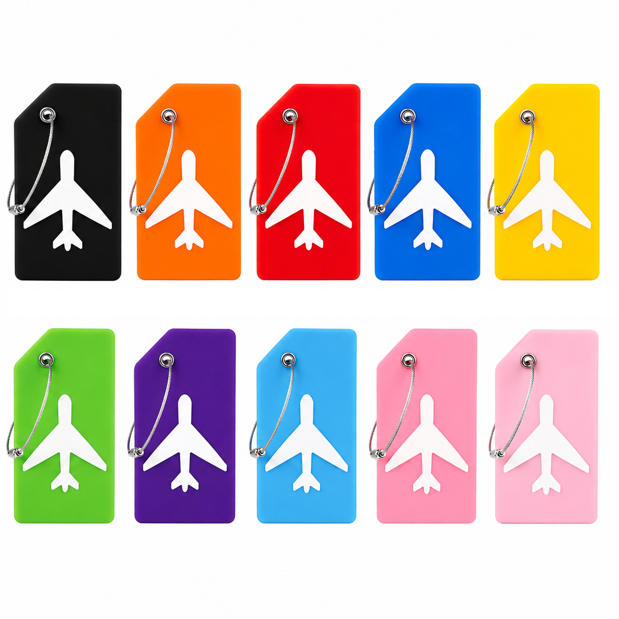 2/5PCS Silicone Travel Luggage - Travel Accessories Name avis et prix