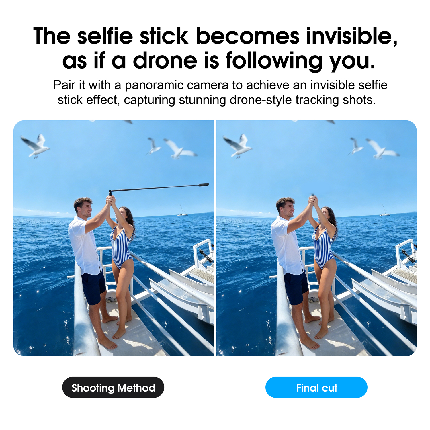 3-in-1 Bullet Time Selfie Stic - Travel Vlog Accessories avis et prix