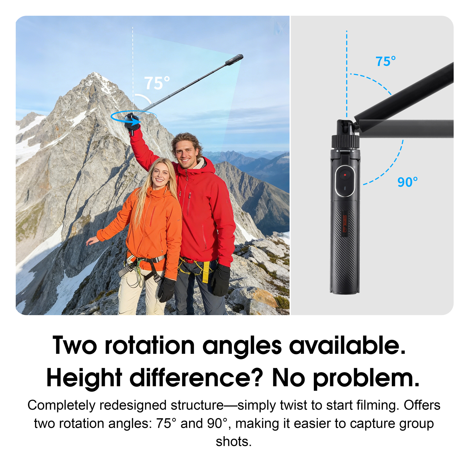 3-in-1 Bullet Time Selfie Stic - Travel Vlog Accessories avis et prix