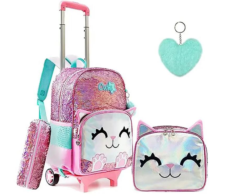 Girls School Wheeled Backpack  - Travel Accessories Toddler avis et prix