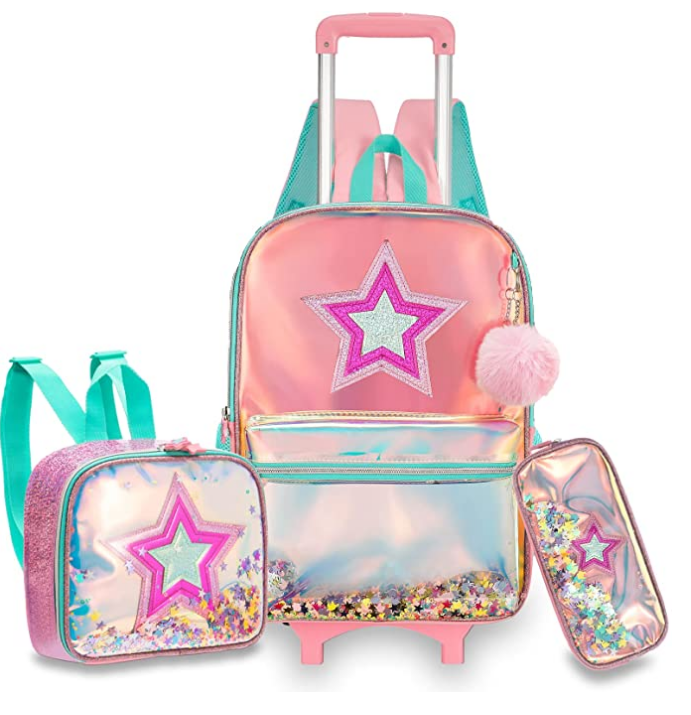 Girls School Wheeled Backpack  - Travel Accessories Toddler avis et prix