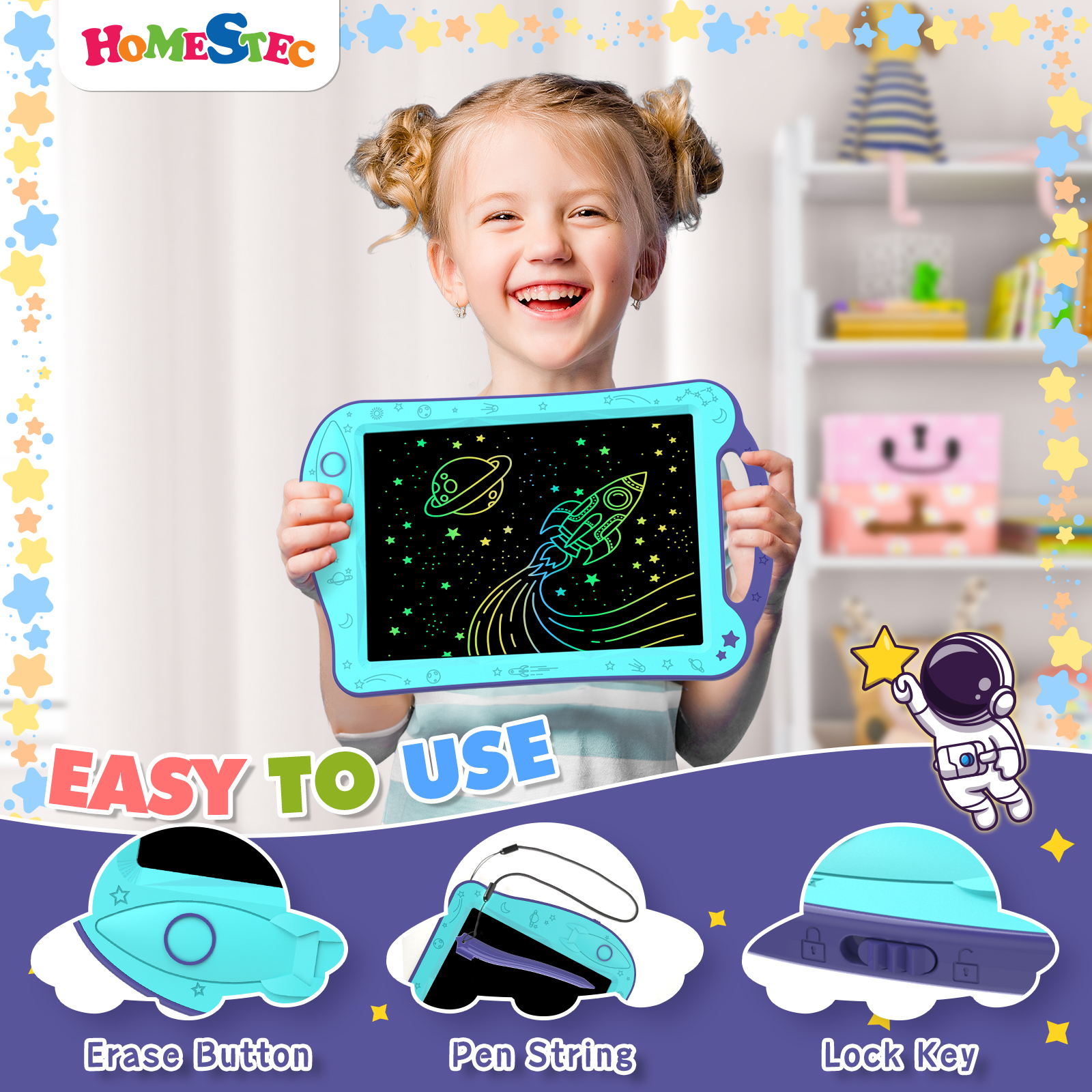 AstroDraw Colored Drawing Tabl - Travel Accessories Toddler avis et prix
