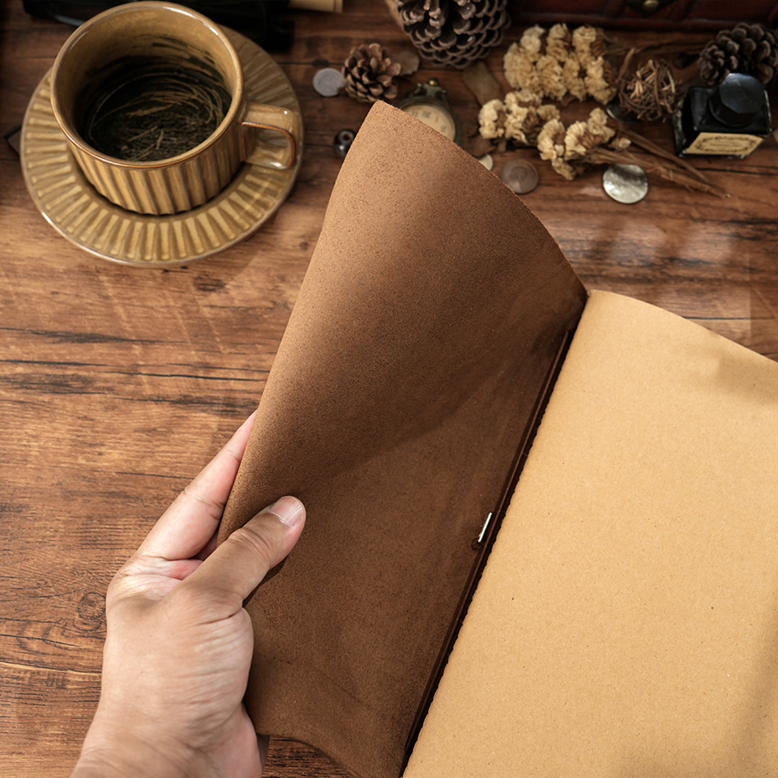 Handmade B5 Genuine Leather Tr - Travel Journal Accessories avis et prix