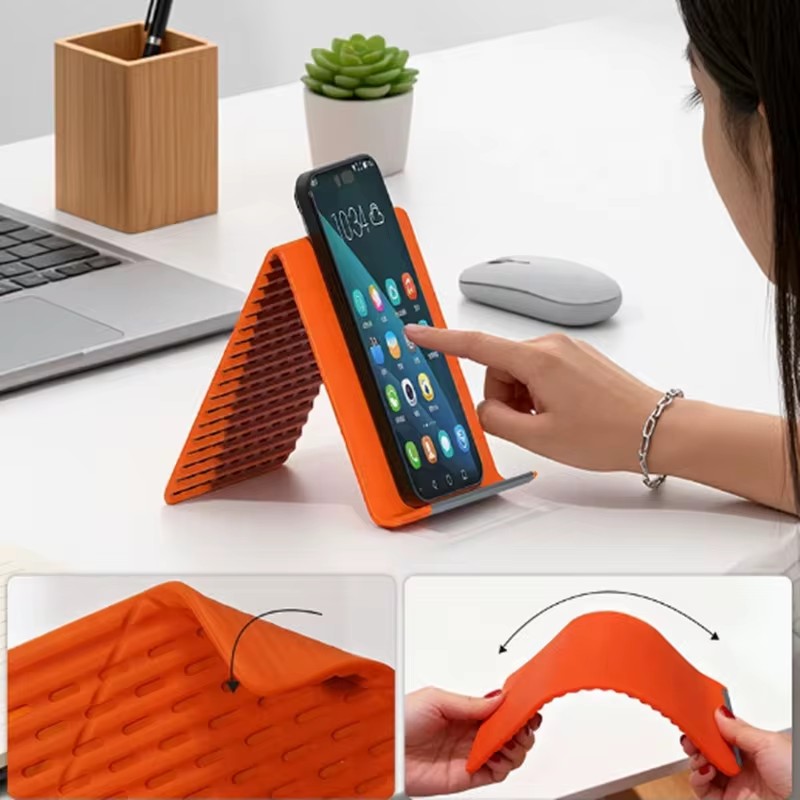 Lazy Portable Phone Stand Sili - Travel Accessories Holder avis et prix