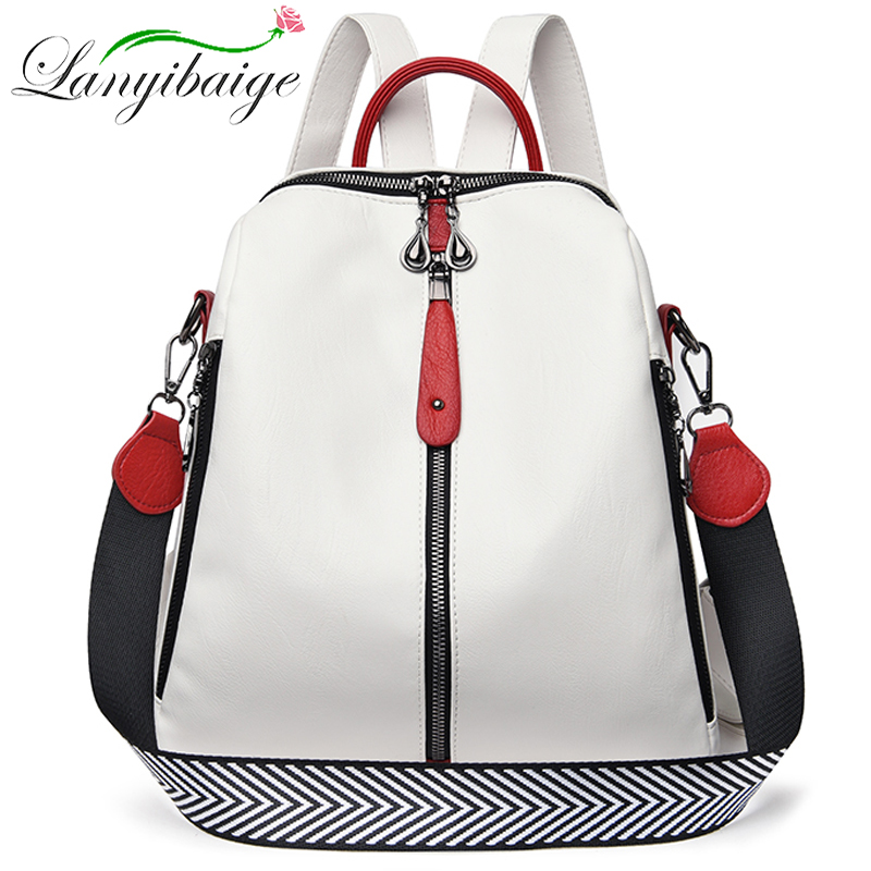 Fashion Backpack Women Soft Le - Travel Accessories Holder avis et prix