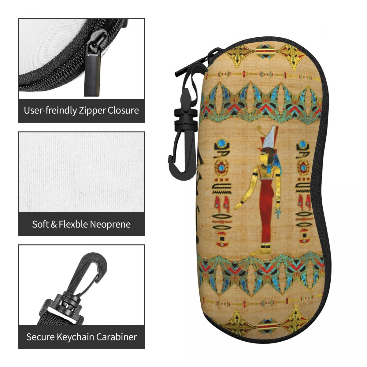 Custom Egyptian Mut Symbol She - Travel Accessories Egypt avis et prix