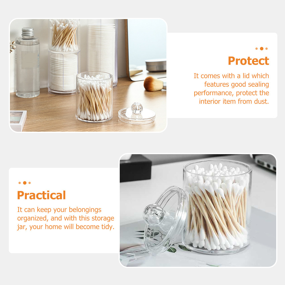 Clear Cotton Ball Dispenser Co - Travel Accessories Holder avis et prix