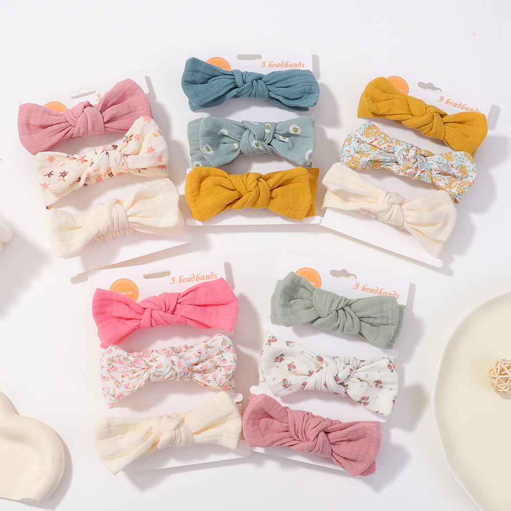 3Pcs/Set Soft Elastic Bows Hea - Travel Accessories Toddler avis et prix