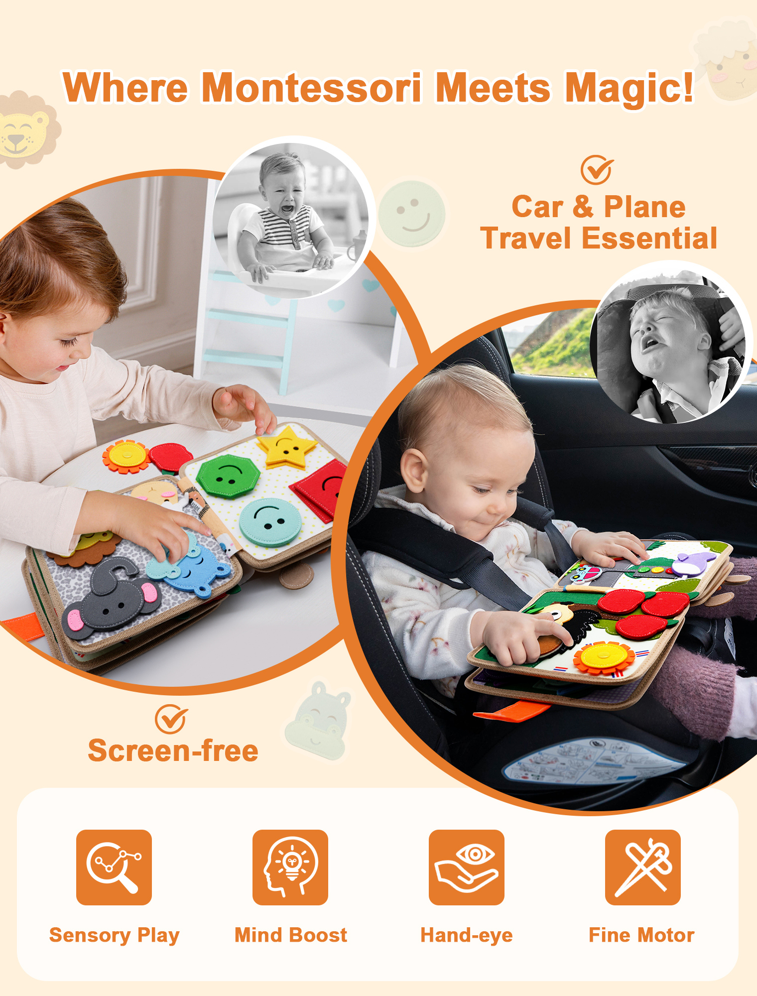 Montessori Busy Book for Toddl - Travel Accessories Toddler avis et prix