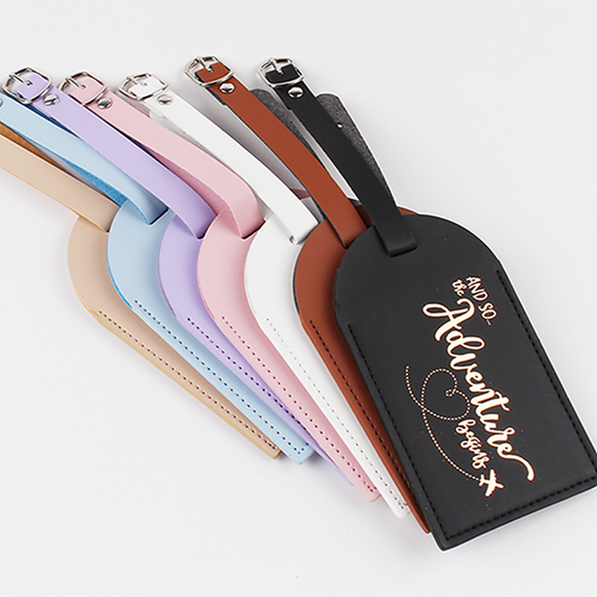1PC Women Men PU Leather Lugga - Travel Accessories Name avis et prix