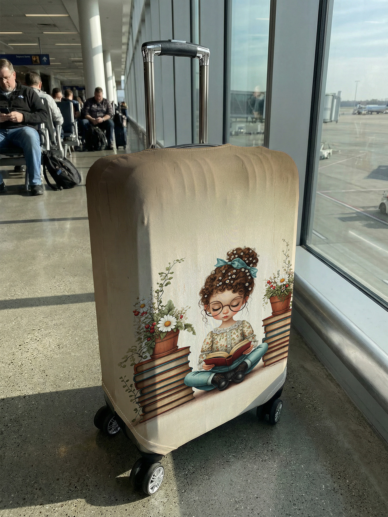 Reading Girl Book Flower Lugga - Travel Reading Accessories avis et prix
