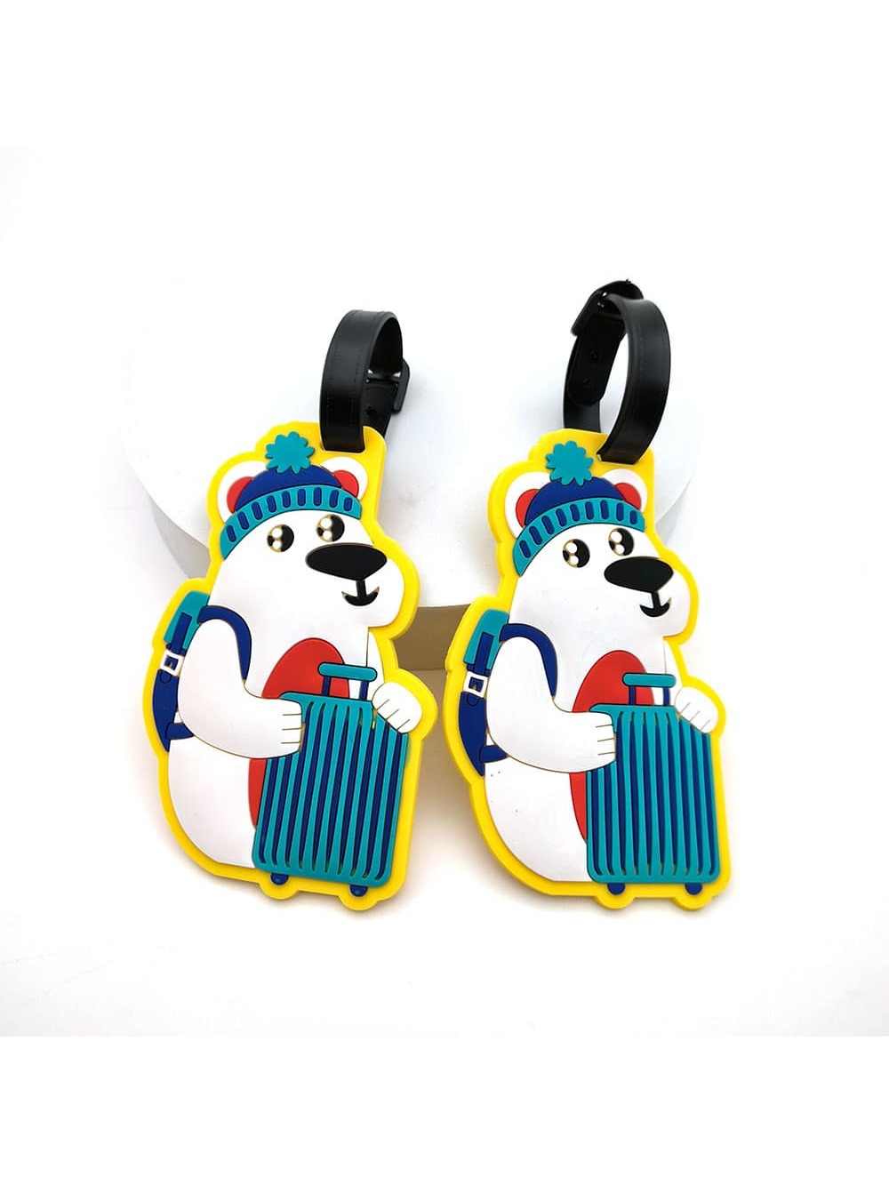 1PCS Geometric Soft Silicone L - Travel Accessories Name avis et prix