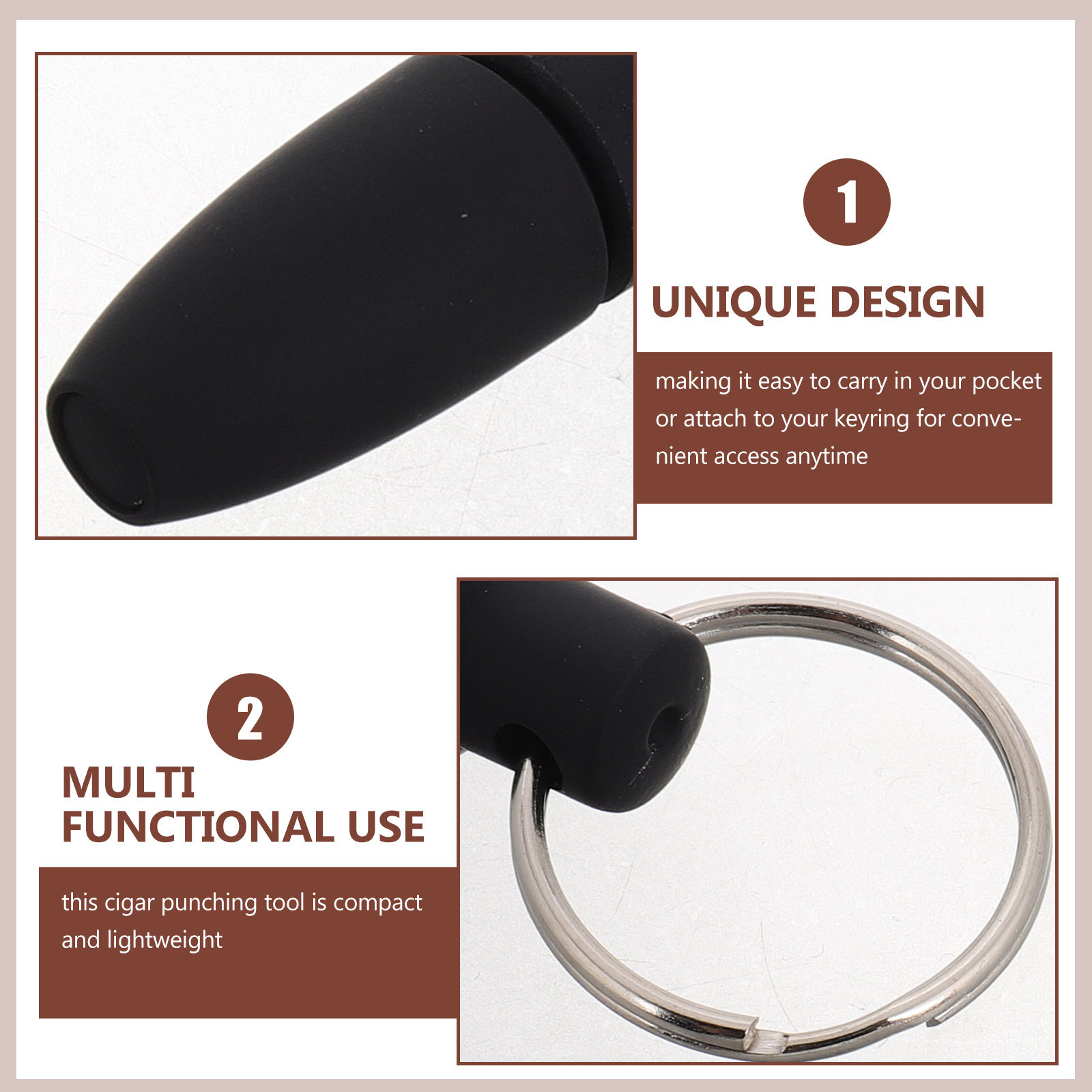 Cigar Cutter Keychain Punch En - Travel Accessories Drawing avis et prix