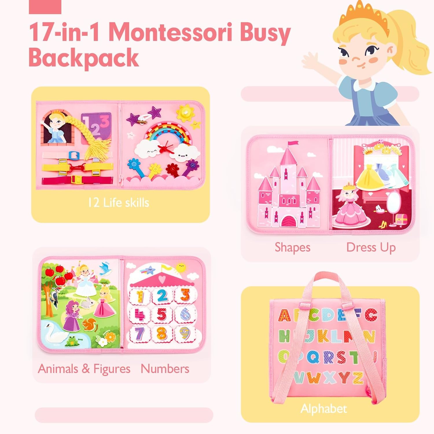 Toddler Busy Board Toys Montes - Travel Accessories Toddler avis et prix