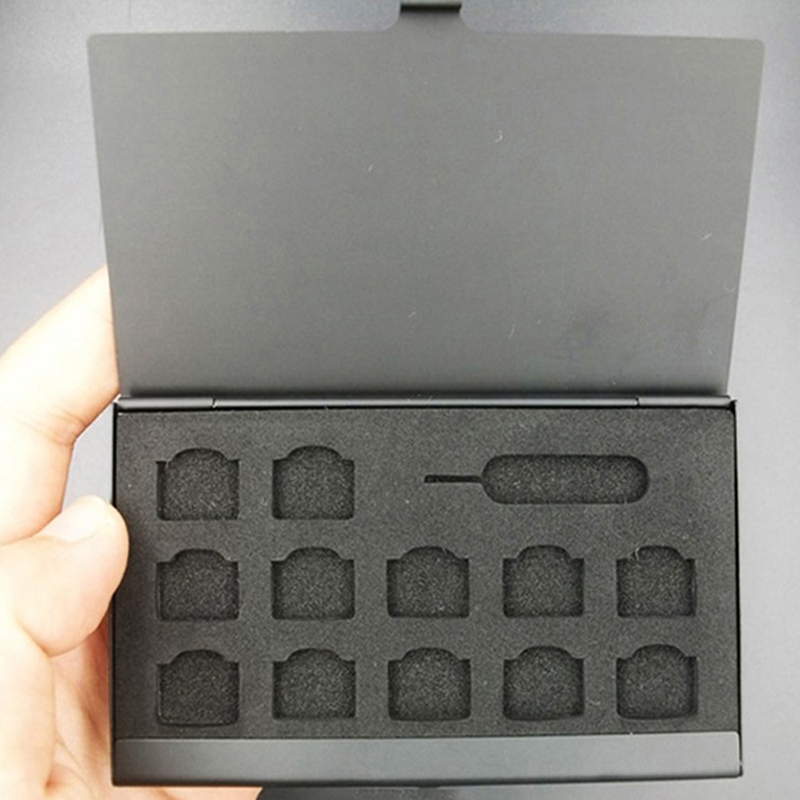 New 12-Slots-NANO+1-Slot-Card- - Sim Card Holder Case avis et prix