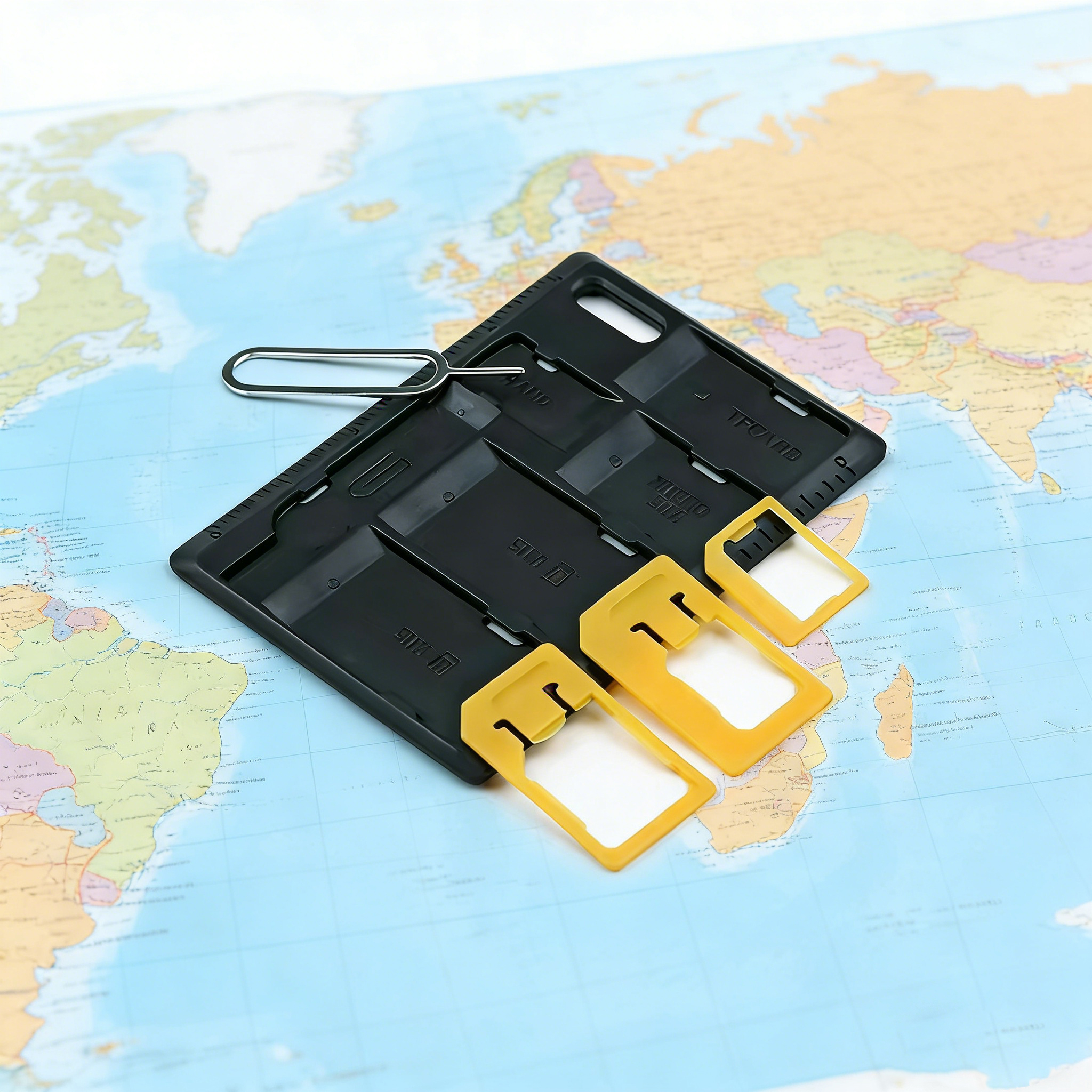 Universal 4 in 1 SIM Card Adap - Sim Card Holder Case avis et prix