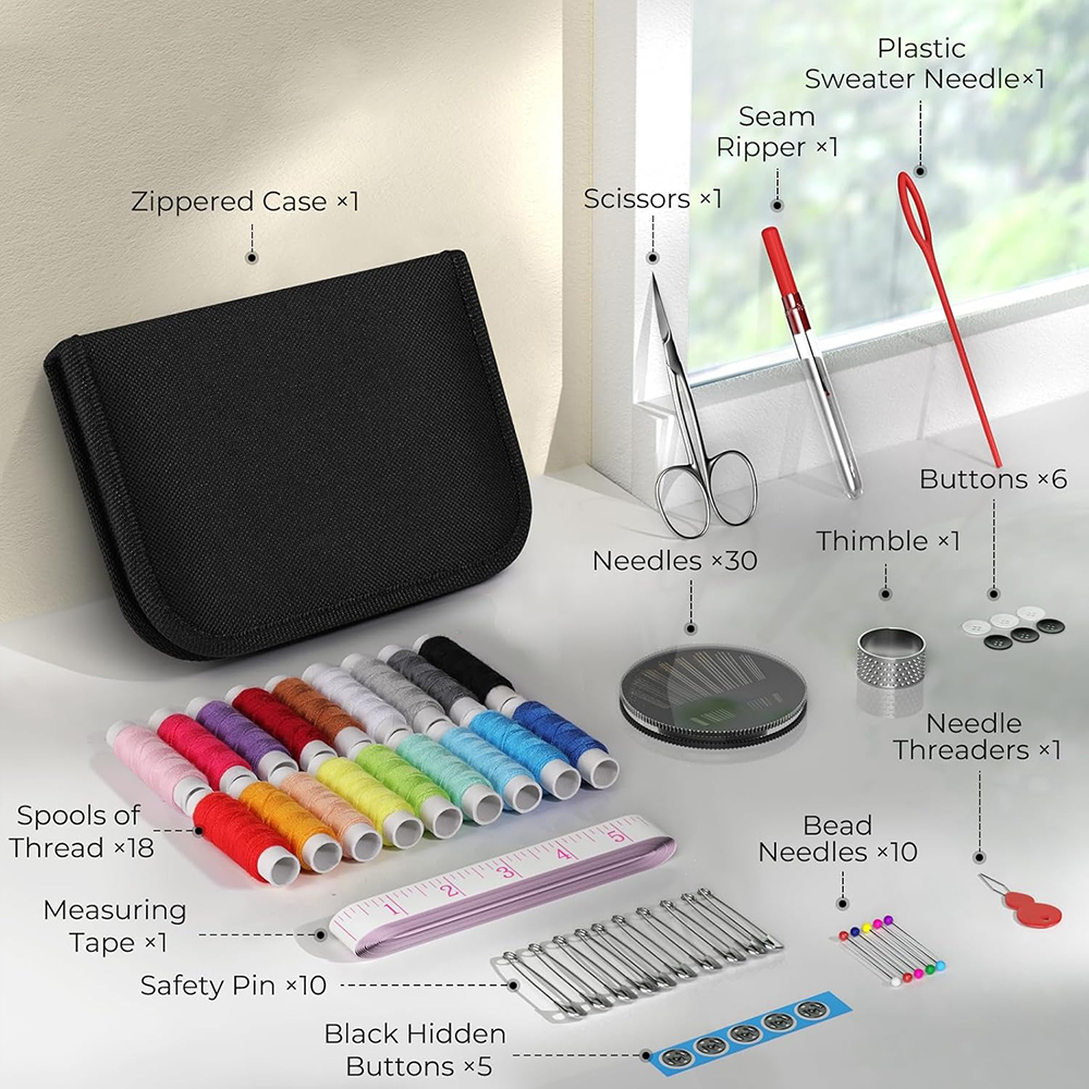 Sewing Kit with 86 Sewing Acce - Travel Accessories To Sew avis et prix