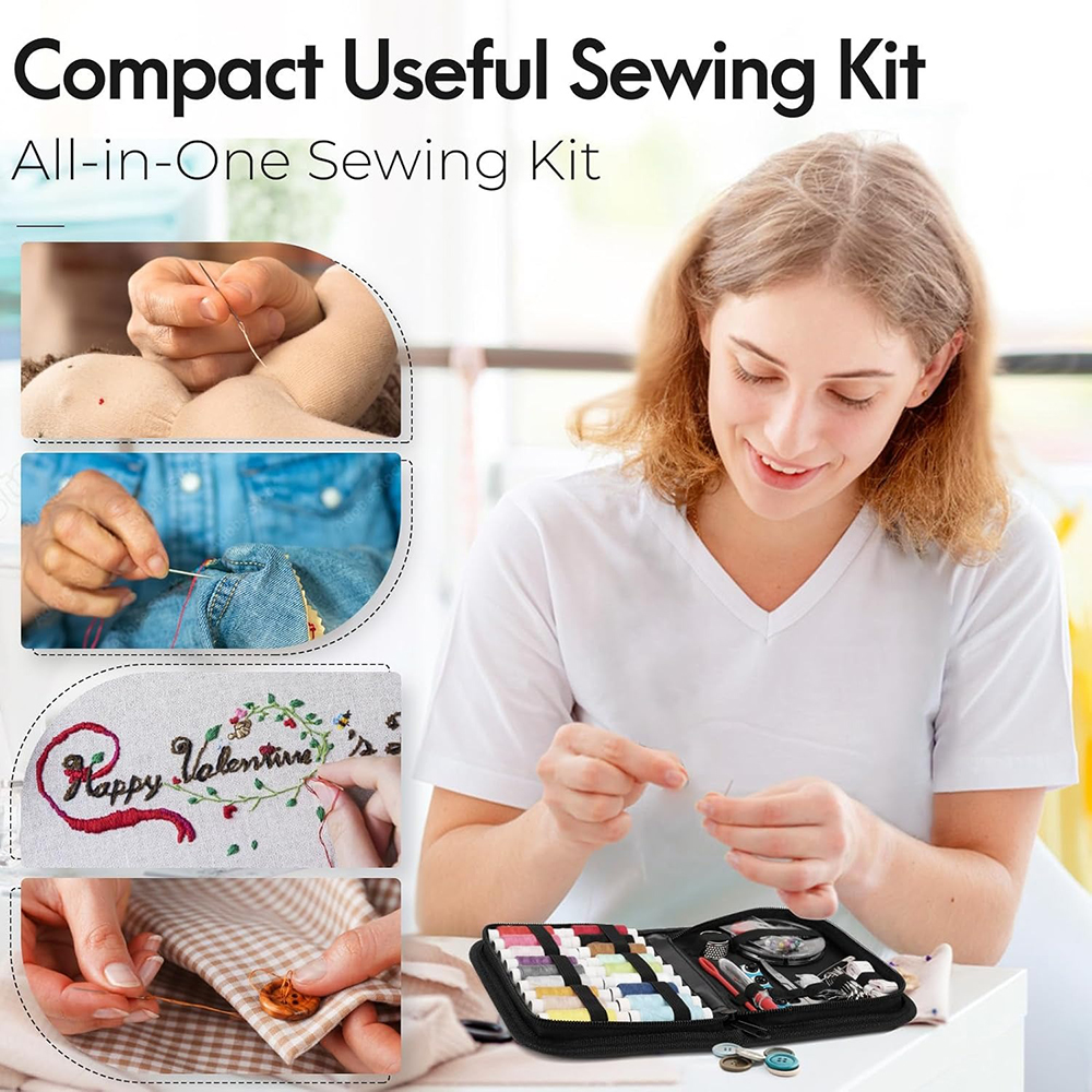 Sewing Kit with 86 Sewing Acce - Travel Accessories To Sew avis et prix