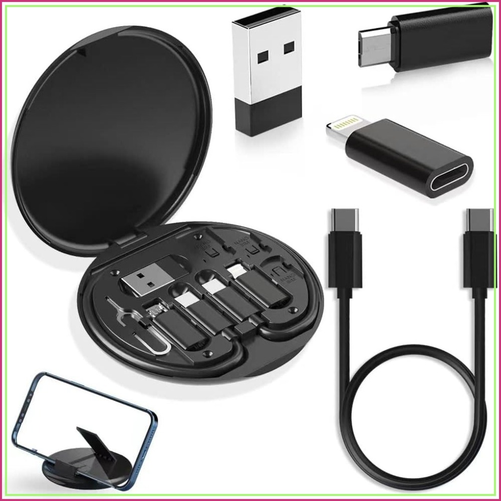 USB Adapter Kit, Travel Chargi - Sim Card Holder Case avis et prix
