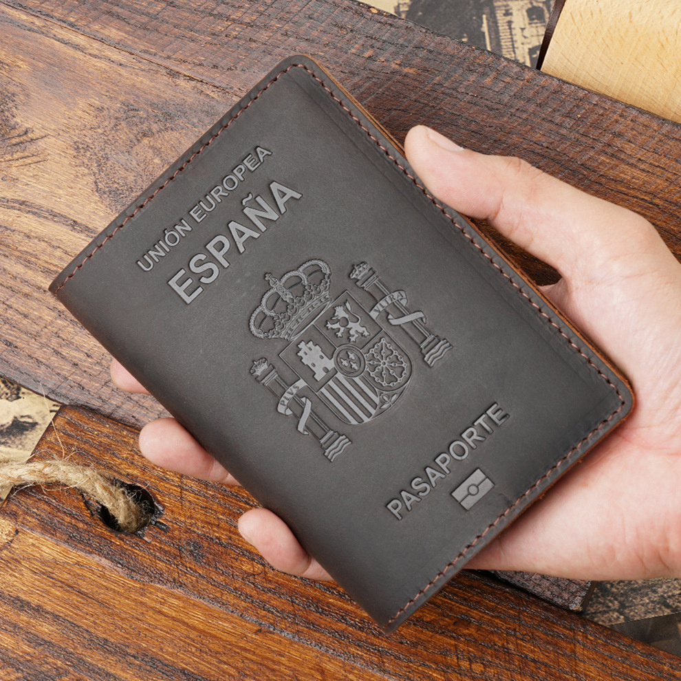 AIGUONIU High-end Spain Genuin - Travel Accessories Passport Holder avis et prix