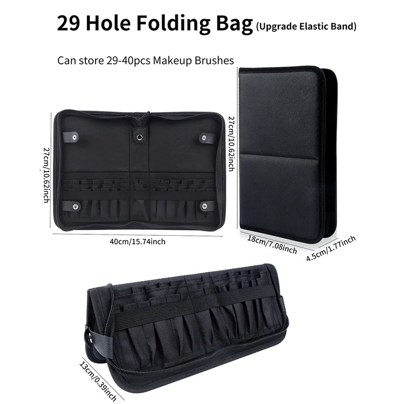 29/23 Holes Foldable Makeup Br - Travel Accessories Holder avis et prix