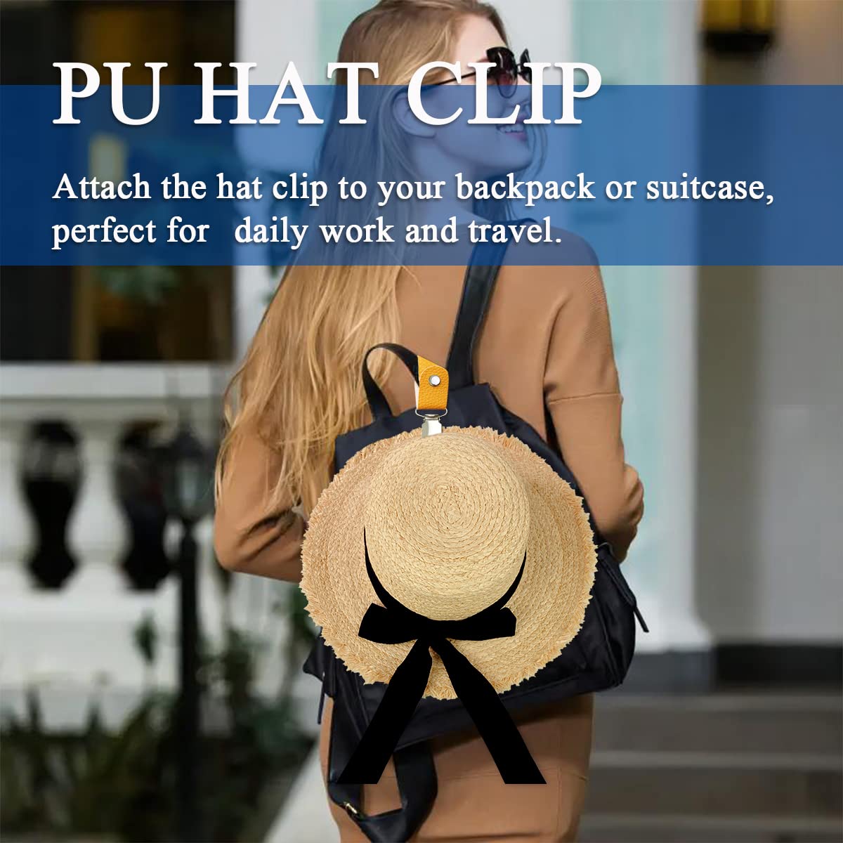 PU Leather Hat Clip for Travel - Travel Accessories Holder avis et prix