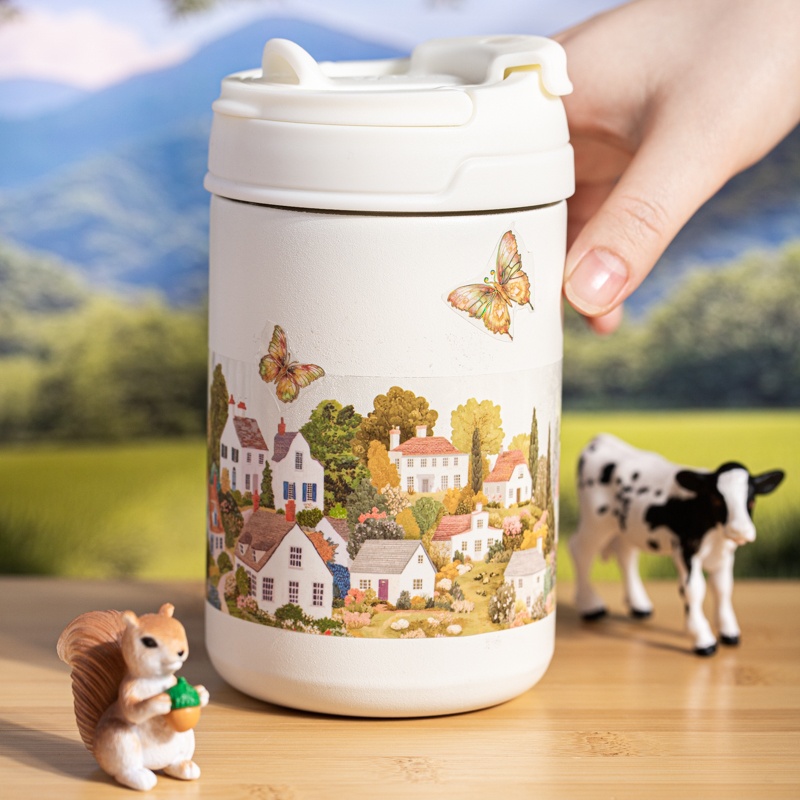 6 Rolls 6Cm×200Cm Village Them - Travel Journal Accessories avis et prix