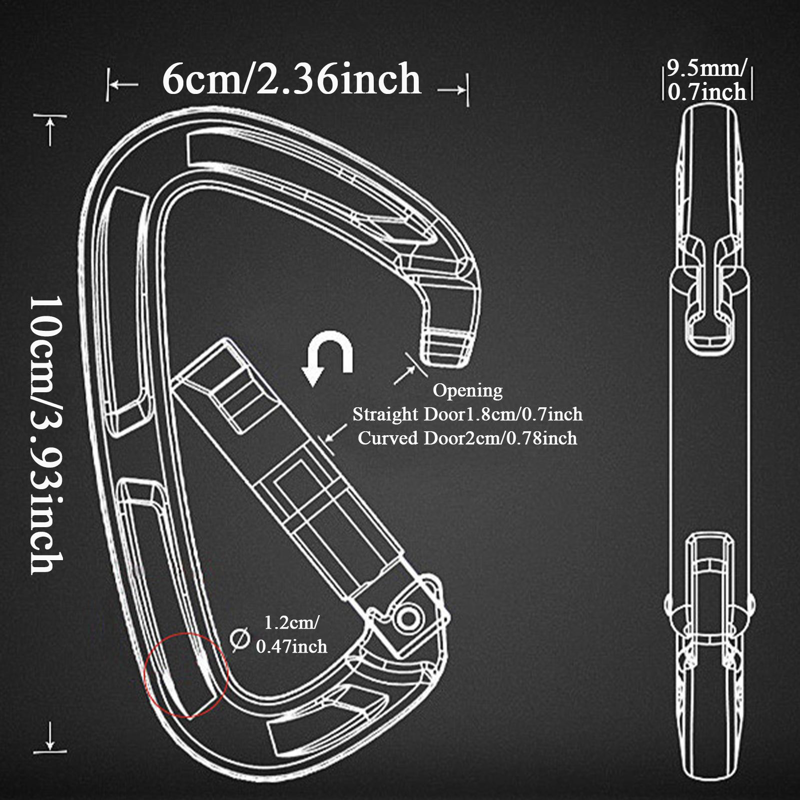 Quick Draw Carabiners Carabine - Travel Accessories Drawing avis et prix