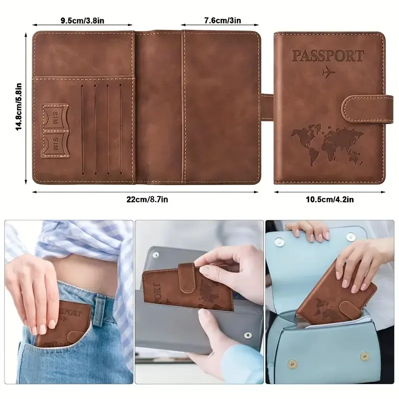 Unisex RFID Blocking Travel Pa - Travel Accessories Passport Holder avis et prix